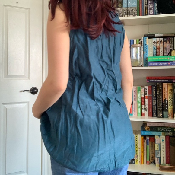 Zokai Aqua ruffle blouse - Picture 4 of 5